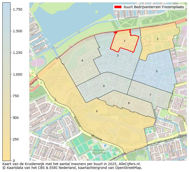 Afbeelding van de buurt Bedrijventerrein Frezersplaats op de kaart.