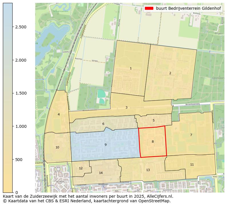 Afbeelding van de buurt Bedrijventerrein Gildenhof op de kaart.
