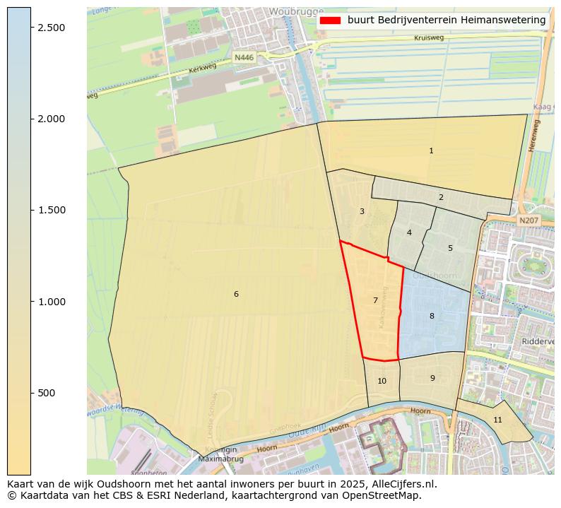 Afbeelding van de buurt Bedrijventerrein Heimanswetering op de kaart.