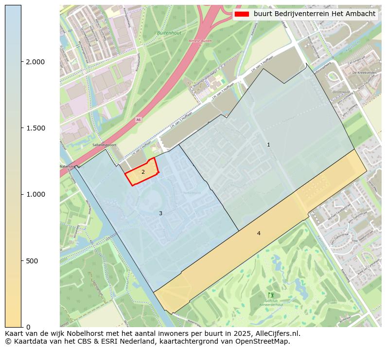 Afbeelding van de buurt Bedrijventerrein Het Ambacht op de kaart.