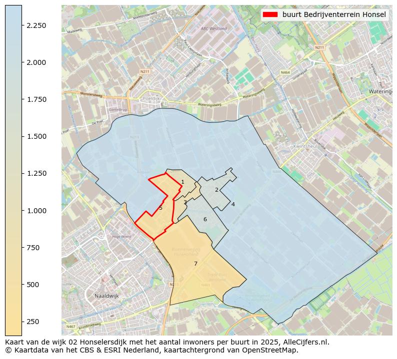 Afbeelding van de buurt Bedrijventerrein Honsel op de kaart.