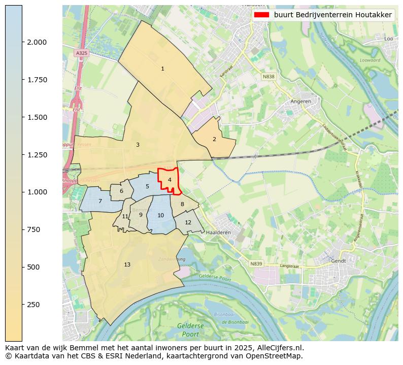 Afbeelding van de buurt Bedrijventerrein Houtakker op de kaart.