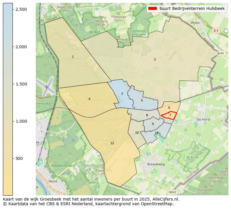 Afbeelding van de buurt Bedrijventerrein Hulsbeek op de kaart.