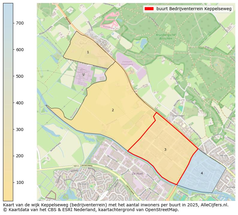 Afbeelding van de buurt Bedrijventerrein Keppelseweg op de kaart.
