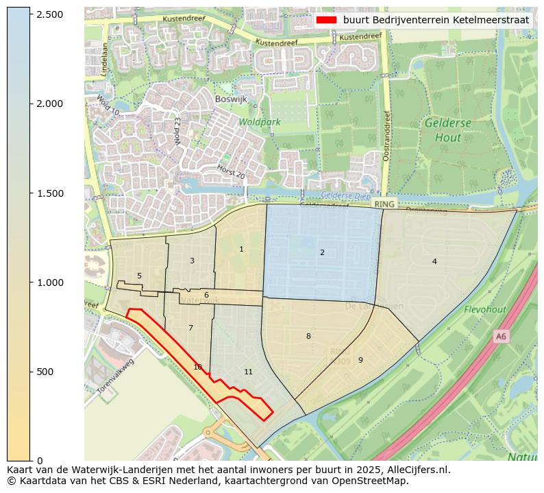 Afbeelding van de buurt Bedrijventerrein Ketelmeerstraat op de kaart.