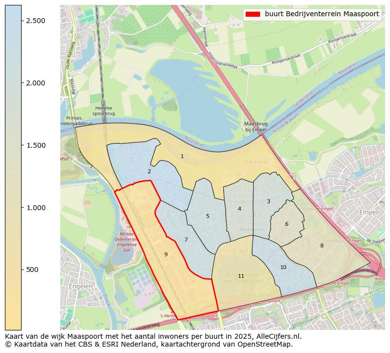 Afbeelding van de buurt Bedrijventerrein Maaspoort op de kaart.