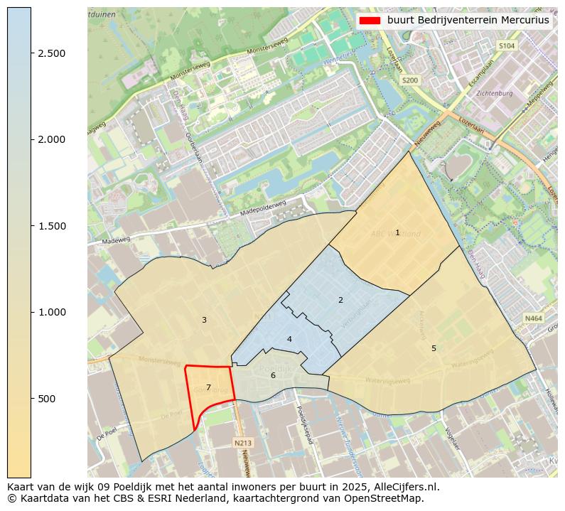 Afbeelding van de buurt Bedrijventerrein Mercurius op de kaart.