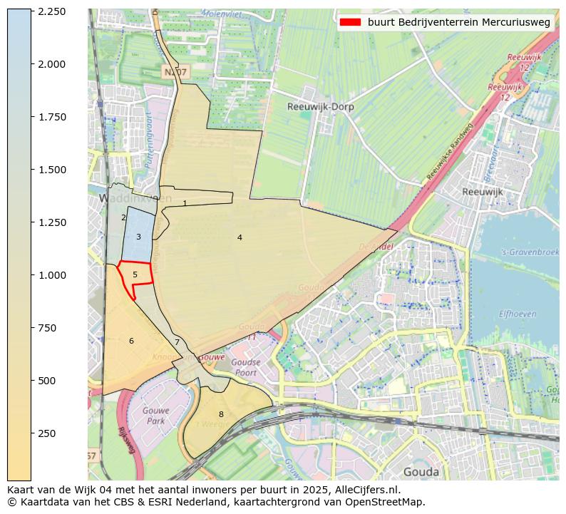 Afbeelding van de buurt Bedrijventerrein Mercuriusweg op de kaart.