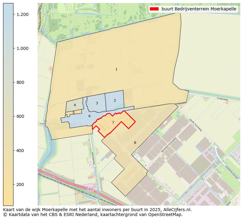 Afbeelding van de buurt Bedrijventerrein Moerkapelle op de kaart.