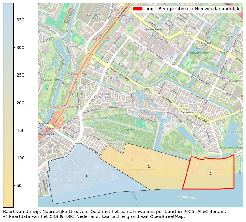 Afbeelding van de buurt Bedrijventerrein Nieuwendammerdijk op de kaart.
