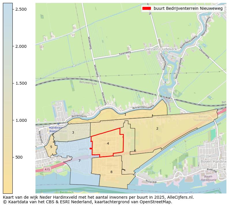 Afbeelding van de buurt Bedrijventerrein Nieuweweg op de kaart.