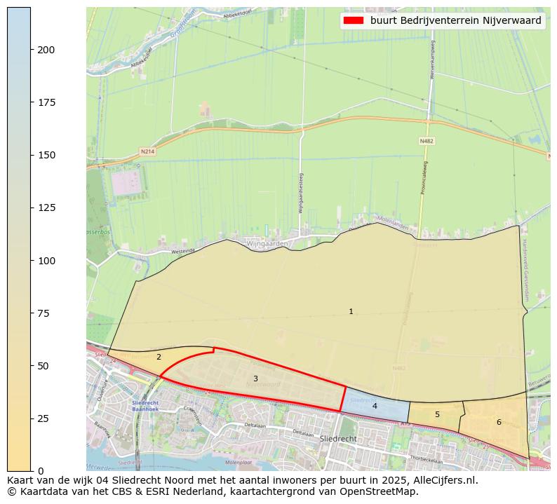 Afbeelding van de buurt Bedrijventerrein Nijverwaard op de kaart.