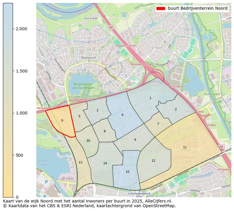 Afbeelding van de buurt Bedrijventerrein Noord op de kaart.