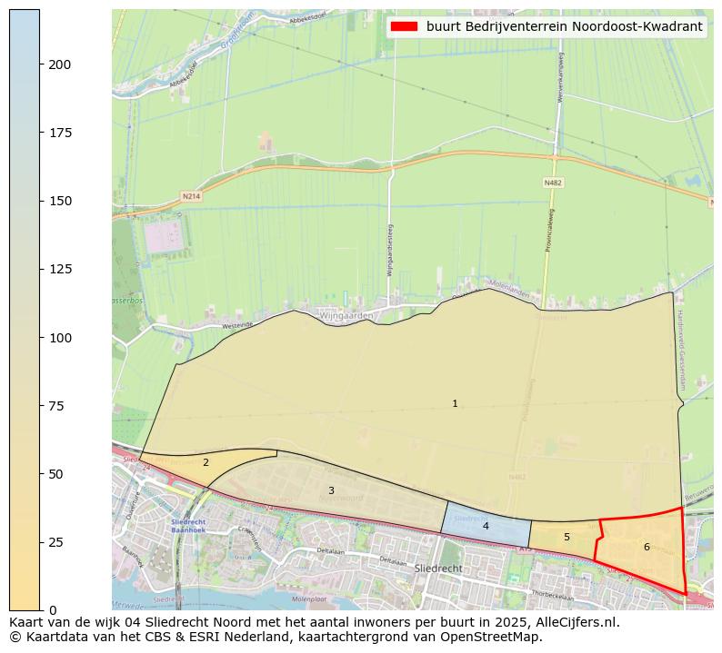 Afbeelding van de buurt Bedrijventerrein Noordoost-Kwadrant op de kaart.