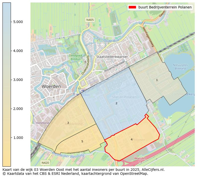 Afbeelding van de buurt Bedrijventerrein Polanen op de kaart.
