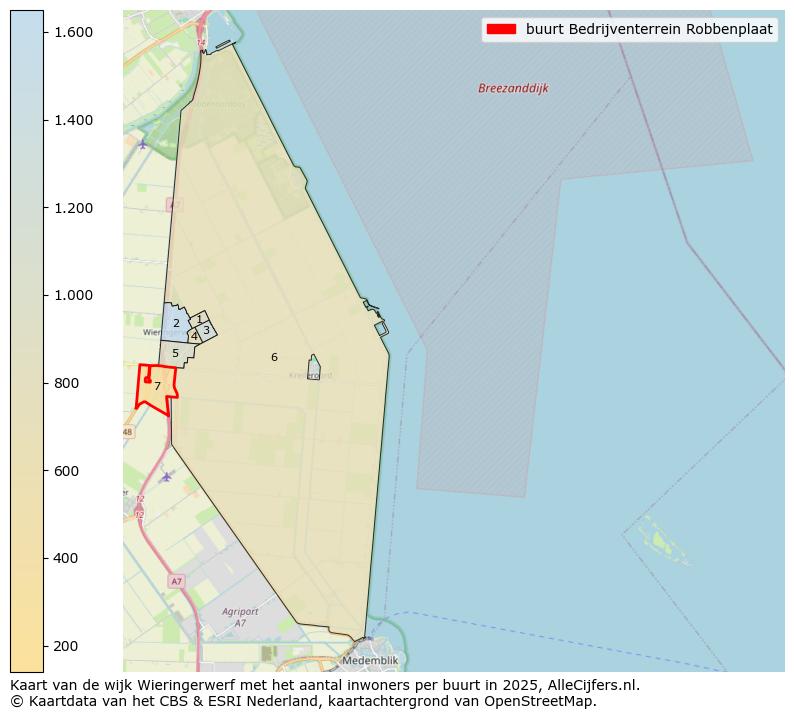 Afbeelding van de buurt Bedrijventerrein Robbenplaat op de kaart.