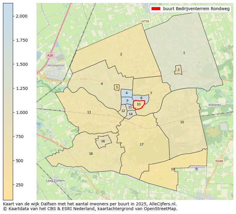 Afbeelding van de buurt Bedrijventerrein Rondweg op de kaart.