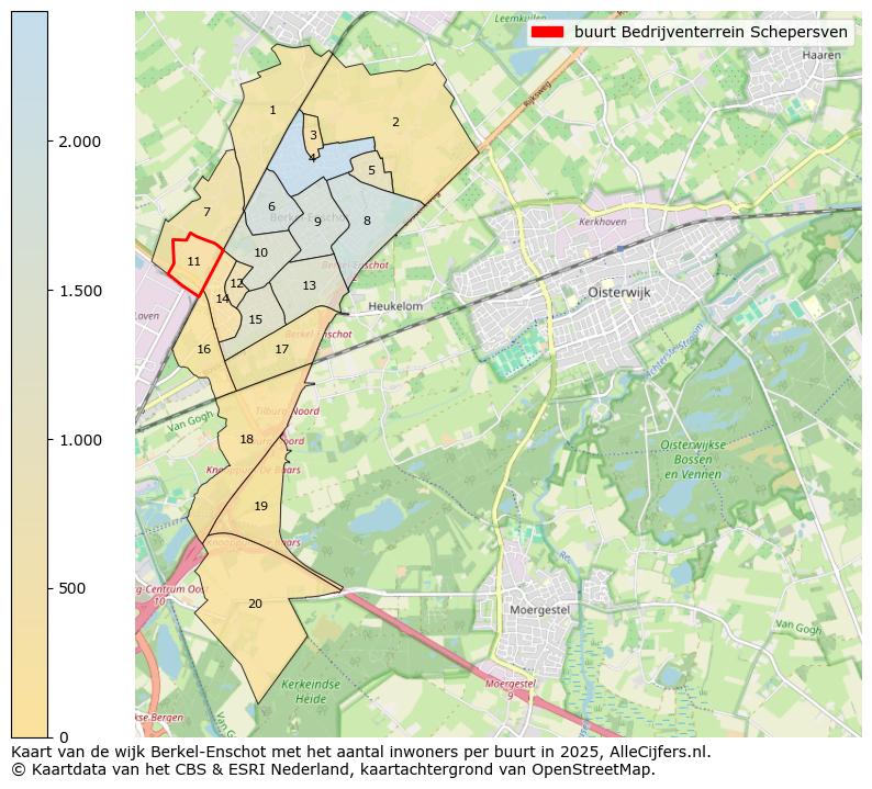 Afbeelding van de buurt Bedrijventerrein Schepersven op de kaart.