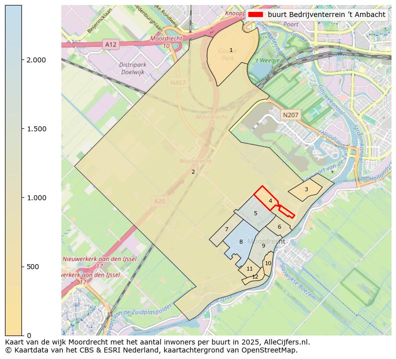 Afbeelding van de buurt Bedrijventerrein ’t Ambacht op de kaart.