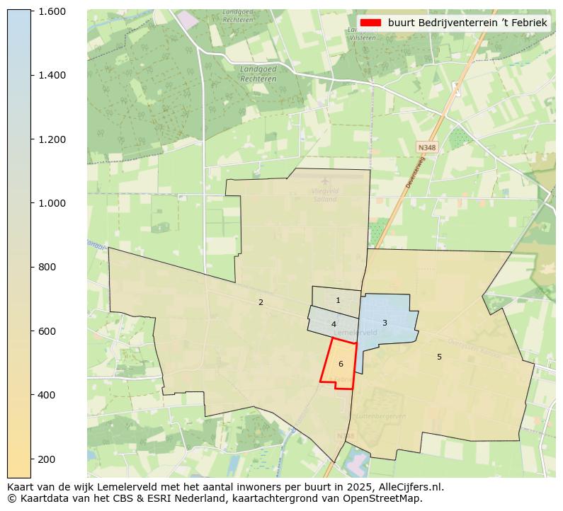 Afbeelding van de buurt Bedrijventerrein ’t Febriek op de kaart.