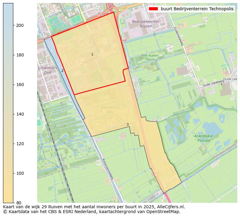 Afbeelding van de buurt Bedrijventerrein Technopolis op de kaart.