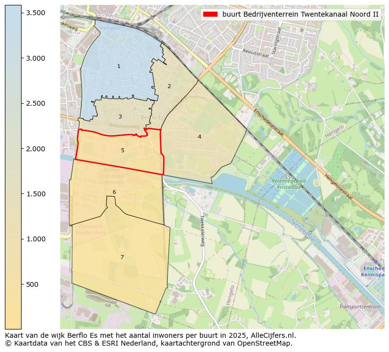 Afbeelding van de buurt Bedrijventerrein Twentekanaal Noord II op de kaart.