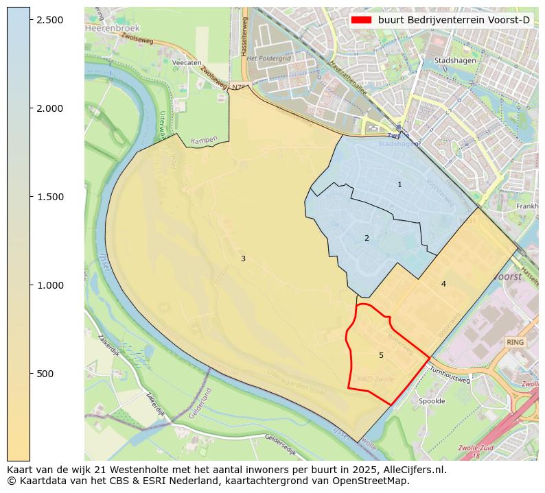 Afbeelding van de buurt Bedrijventerrein Voorst-D op de kaart.