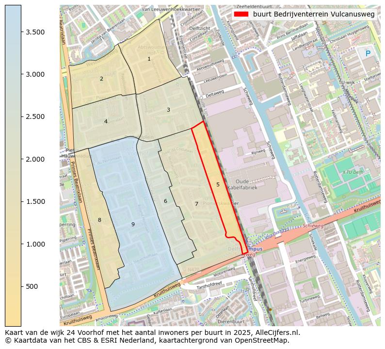 Afbeelding van de buurt Bedrijventerrein Vulcanusweg op de kaart.