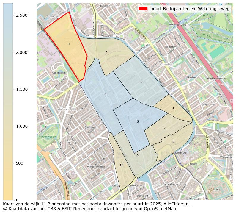 Afbeelding van de buurt Bedrijventerrein Wateringseweg op de kaart.