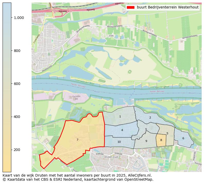 Afbeelding van de buurt Bedrijventerrein Westerhout op de kaart.