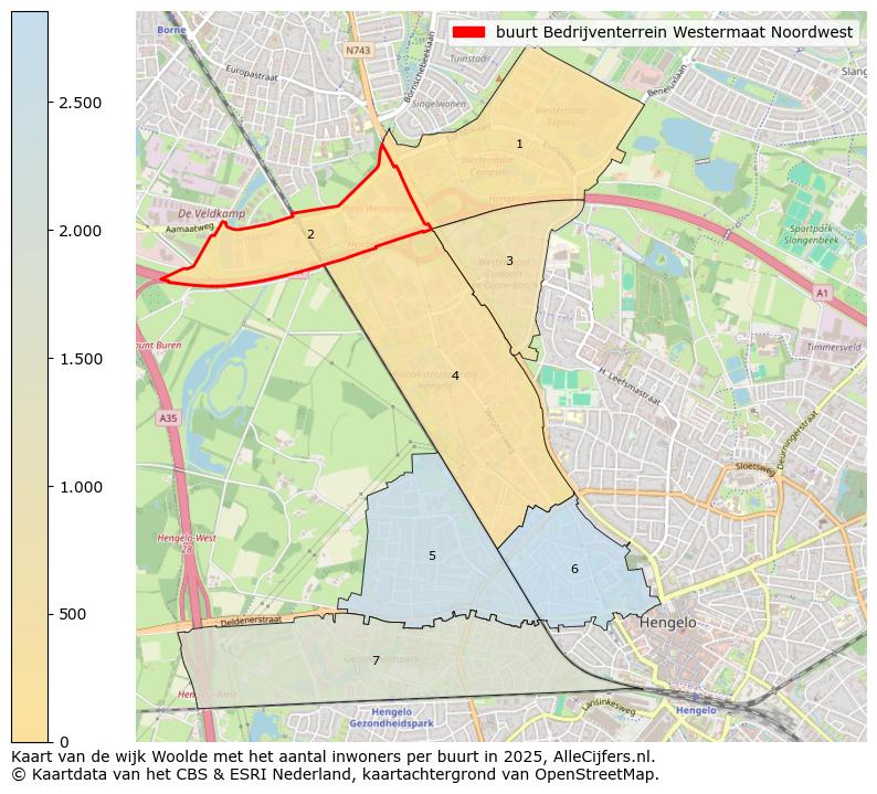 Afbeelding van de buurt Bedrijventerrein Westermaat Noordwest op de kaart.
