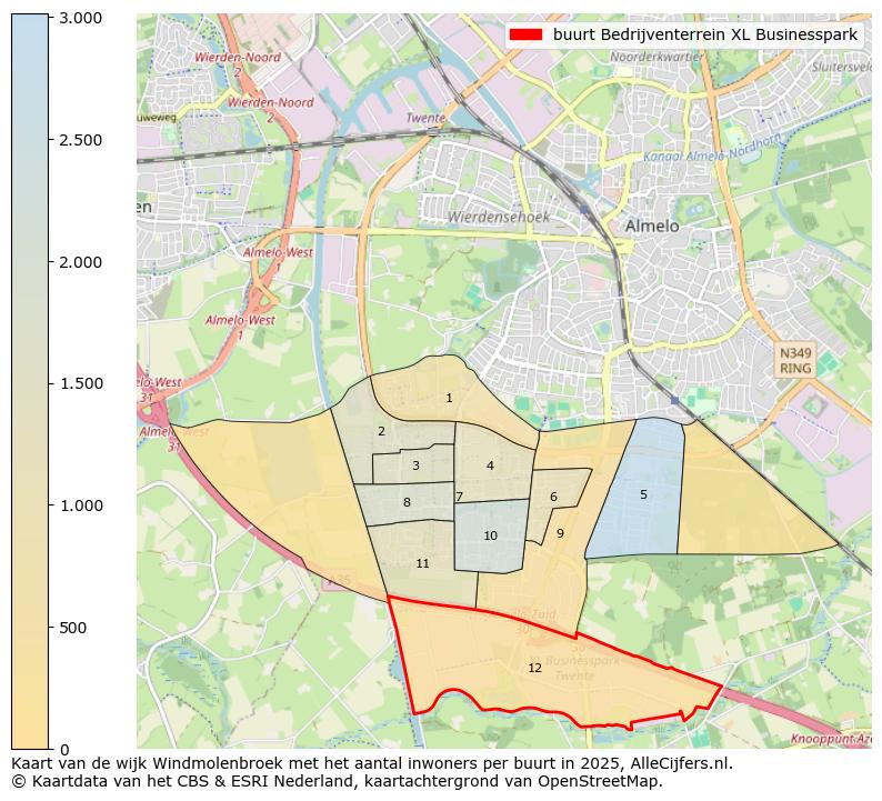 Afbeelding van de buurt Bedrijventerrein XL Businesspark op de kaart.