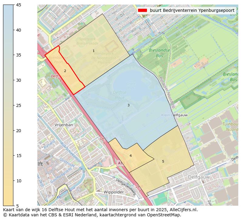 Afbeelding van de buurt Bedrijventerrein Ypenburgsepoort op de kaart.