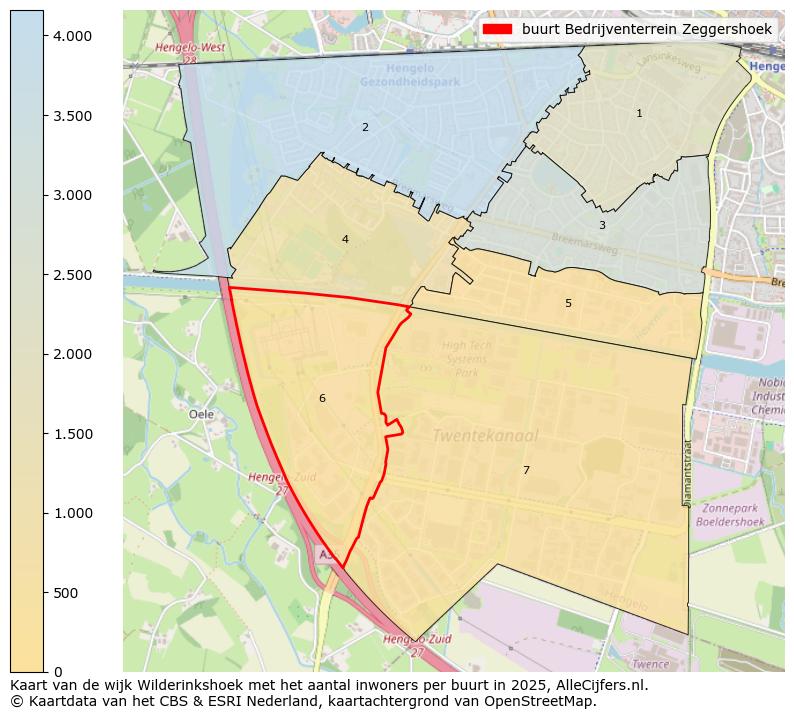 Afbeelding van de buurt Bedrijventerrein Zeggershoek op de kaart.