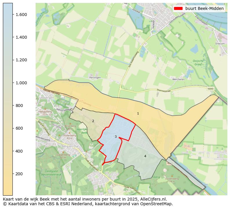 Afbeelding van de buurt Beek-Midden op de kaart.