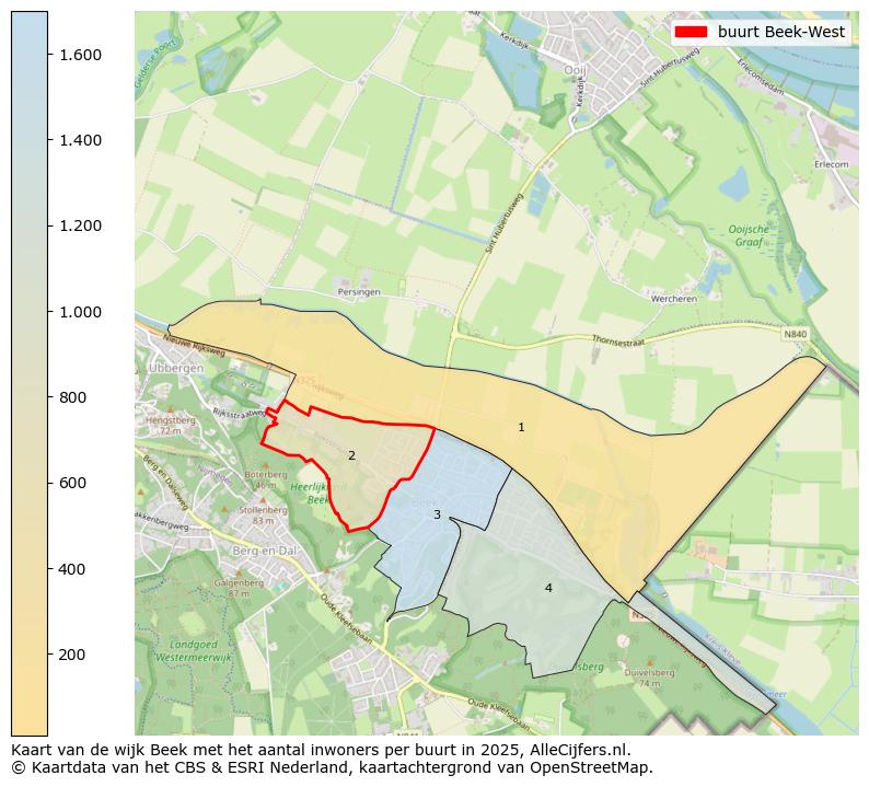 Afbeelding van de buurt Beek-West op de kaart.