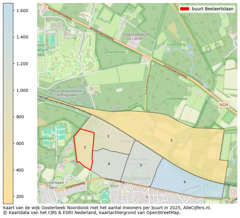 Afbeelding van de buurt Beelaertslaan op de kaart.