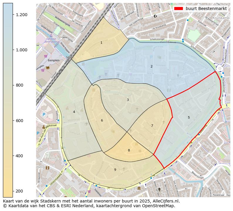 Afbeelding van de buurt Beestenmarkt op de kaart.