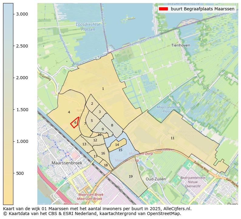 Afbeelding van de buurt Begraafplaats Maarssen op de kaart.