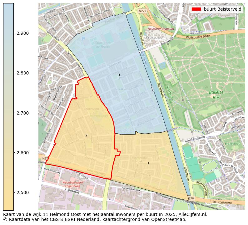 Afbeelding van de buurt Beisterveld op de kaart.