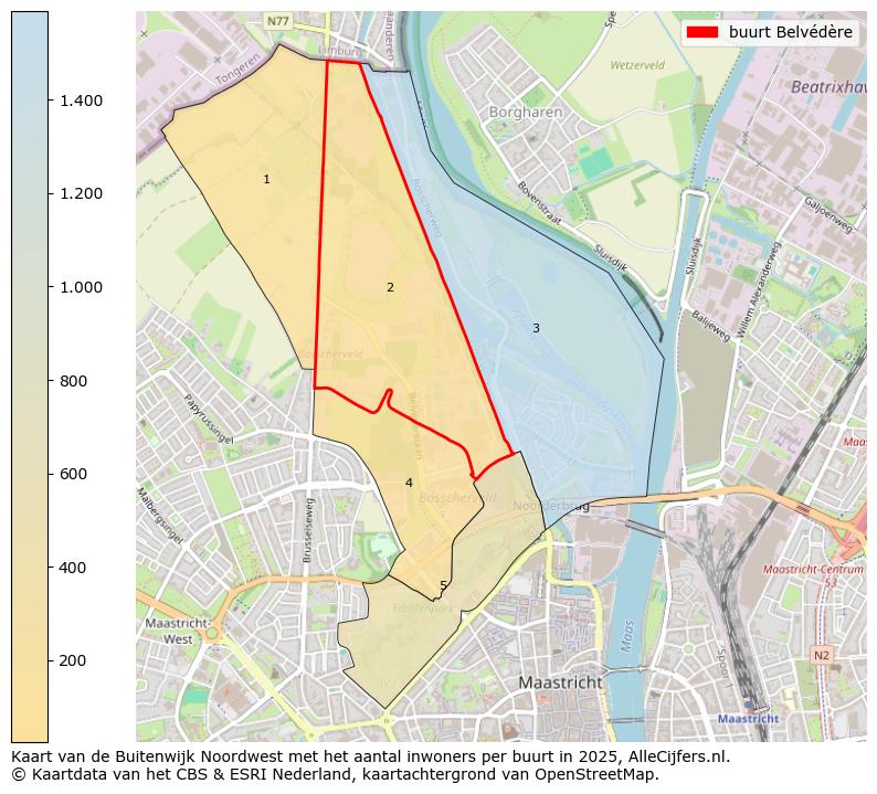Afbeelding van de buurt Belvédère op de kaart.