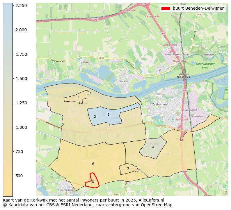 Afbeelding van de buurt Beneden-Delwijnen op de kaart.