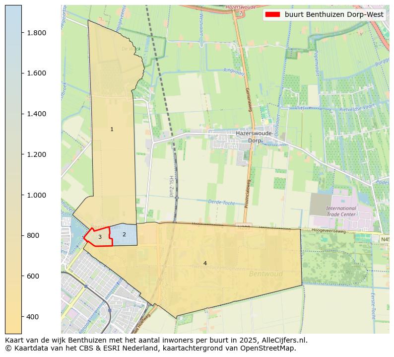 Afbeelding van de buurt Benthuizen Dorp-West op de kaart.