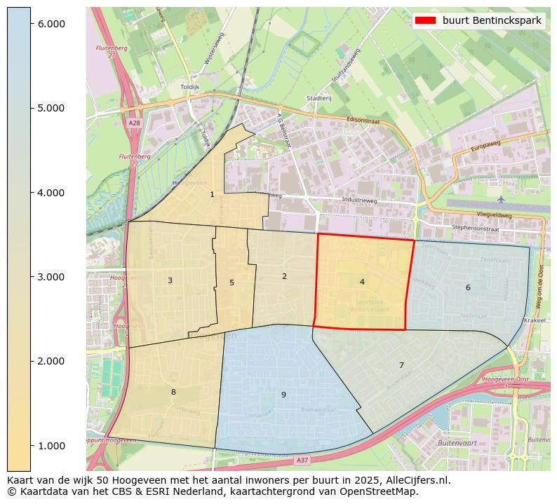 Afbeelding van de buurt Bentinckspark op de kaart.