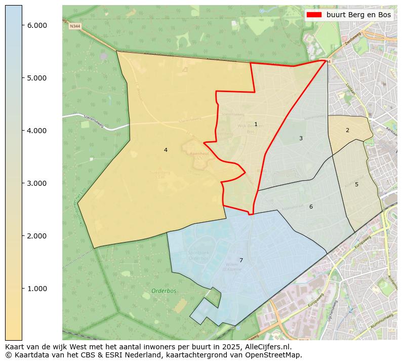 Afbeelding van de buurt Berg en Bos op de kaart.