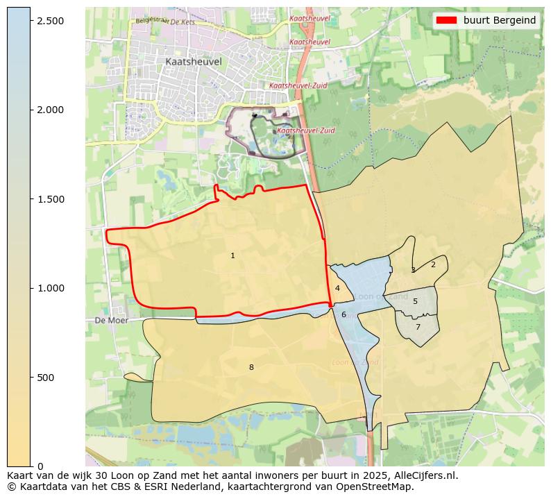 Afbeelding van de buurt Bergeind op de kaart.