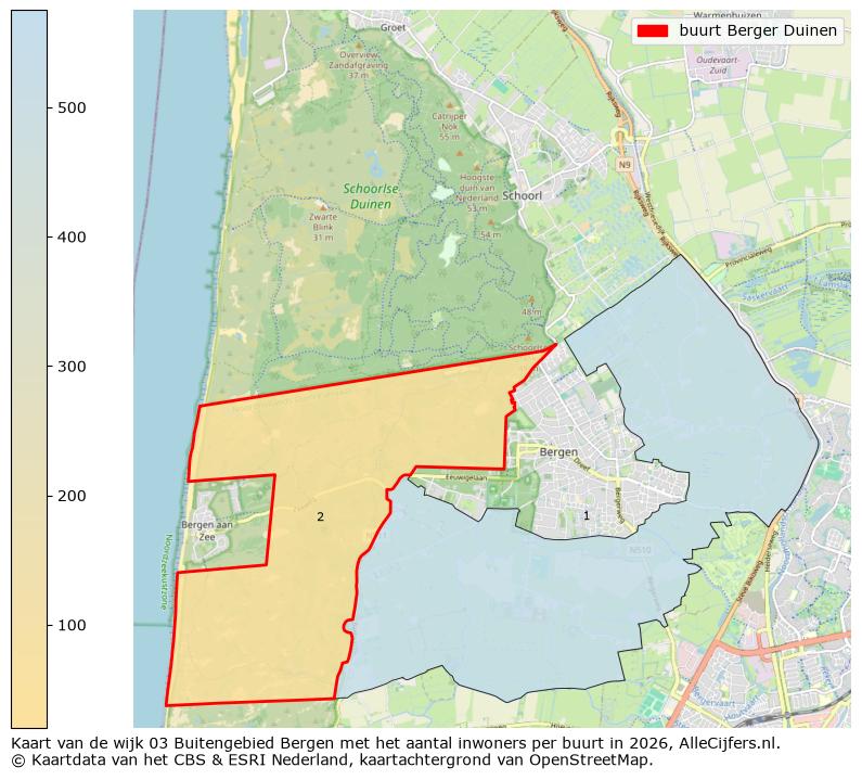 Afbeelding van de buurt Berger Duinen op de kaart.