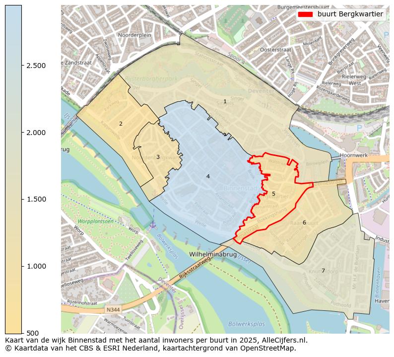 Afbeelding van de buurt Bergkwartier op de kaart.