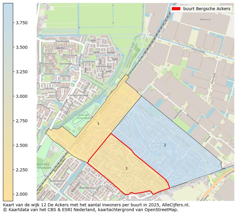 Afbeelding van de buurt Bergsche Ackers op de kaart.