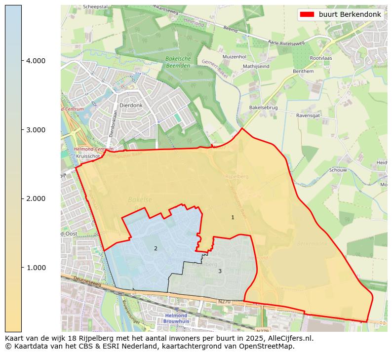 Afbeelding van de buurt Berkendonk op de kaart.
